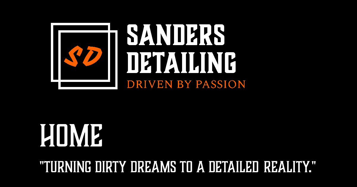 Sanders Detailing Home