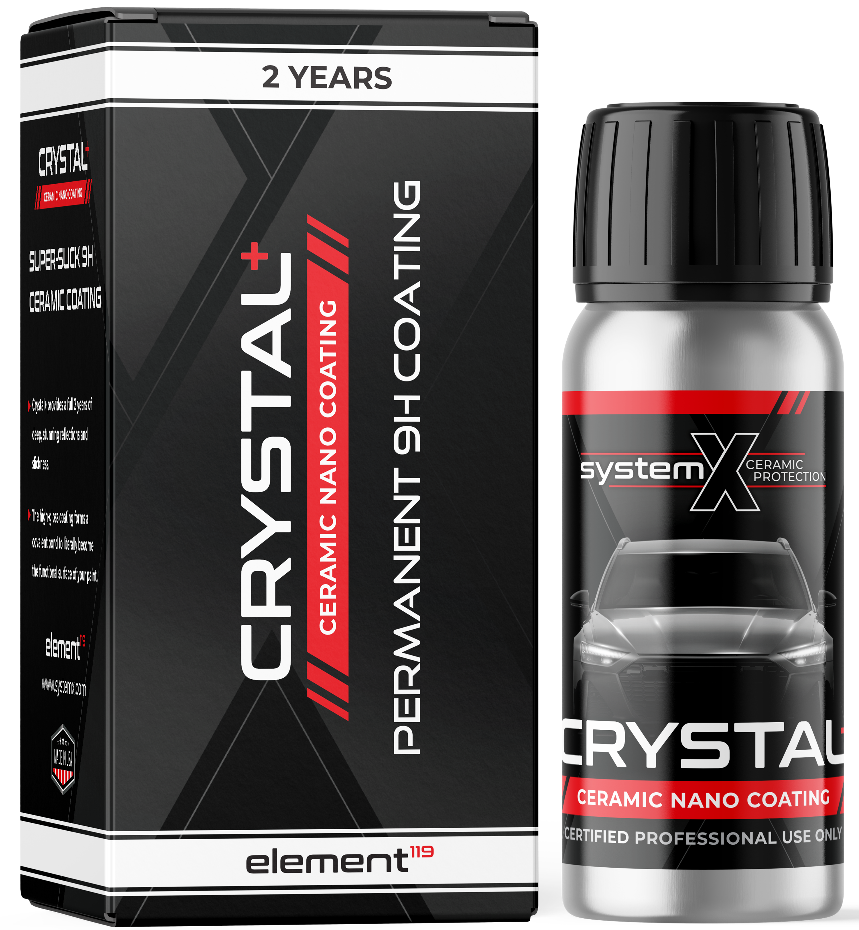 System X CRYSTAL+ ceramic coating product